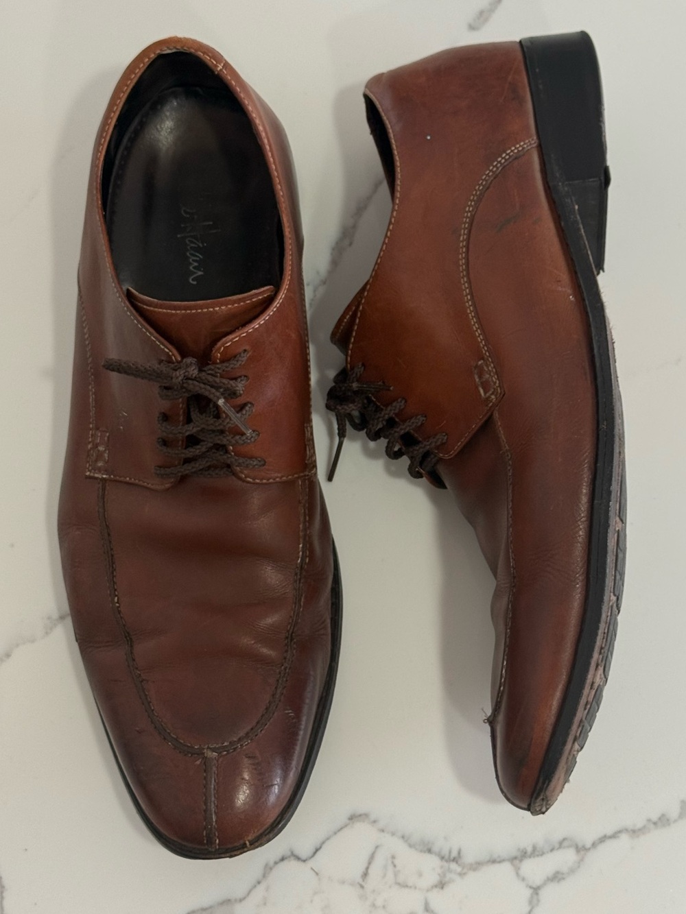 Cole Haan Derby Oxford Shoe Men Sz 15 M Leather Lace Up